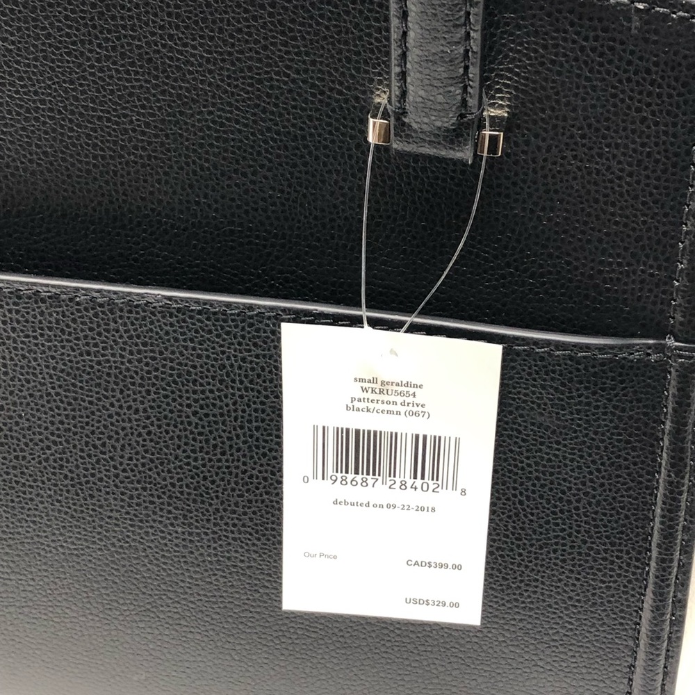 Nwt Kate Spade small Geraldine black cemn - Picture 4 of 8
